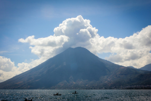 latinamericainphotos: Volcano San Pedro as seen from San Marcos, Lake Atitlan, Guatemala. January 20