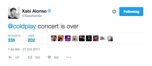 realwhitegold:a tragedy in two tweets: xabi alonso’s desperate and ultimately futile attempt t