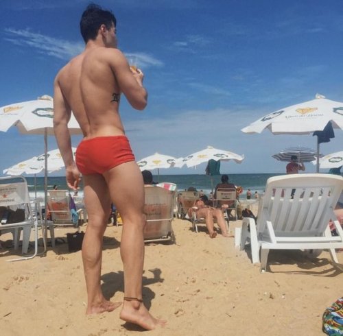 Something about the drinks they were passing out at the beach was turning all the flabby or skinny d