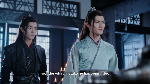 poorlittleyaoyao:Jiang Cheng is the only one concerned about the fact that Meng Yao has been sent in