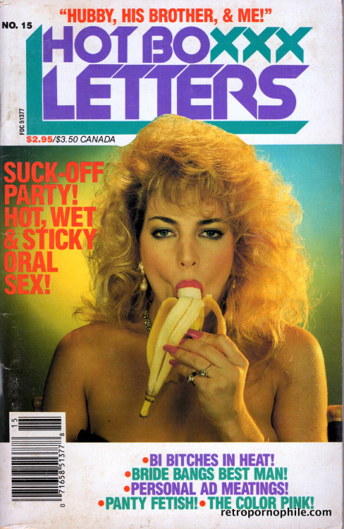 retropornophile: Hot Boxxx Letters, No. 15 ~ December 1988 (published quarterly by AJA Publishing C