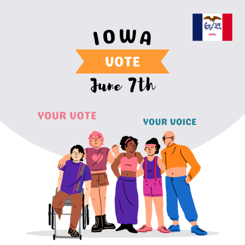IOWA: Tomorrow is primary election day! Find your polling place here 