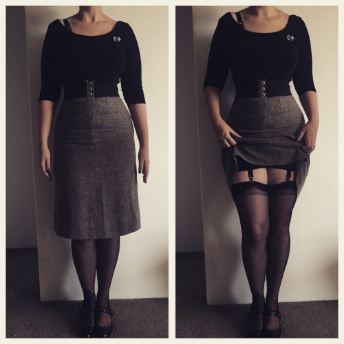 XXX the-nylon-swish:  I love my new vintage skirt photo