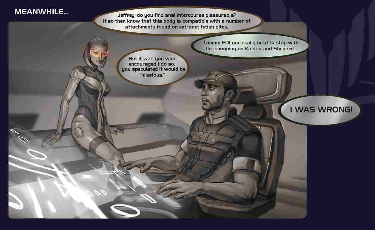 Mass Effect: Kaidan x (male) Shepard fanfiction comic