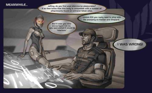 XXX Mass Effect: Kaidan x (male) Shepard fanfiction photo