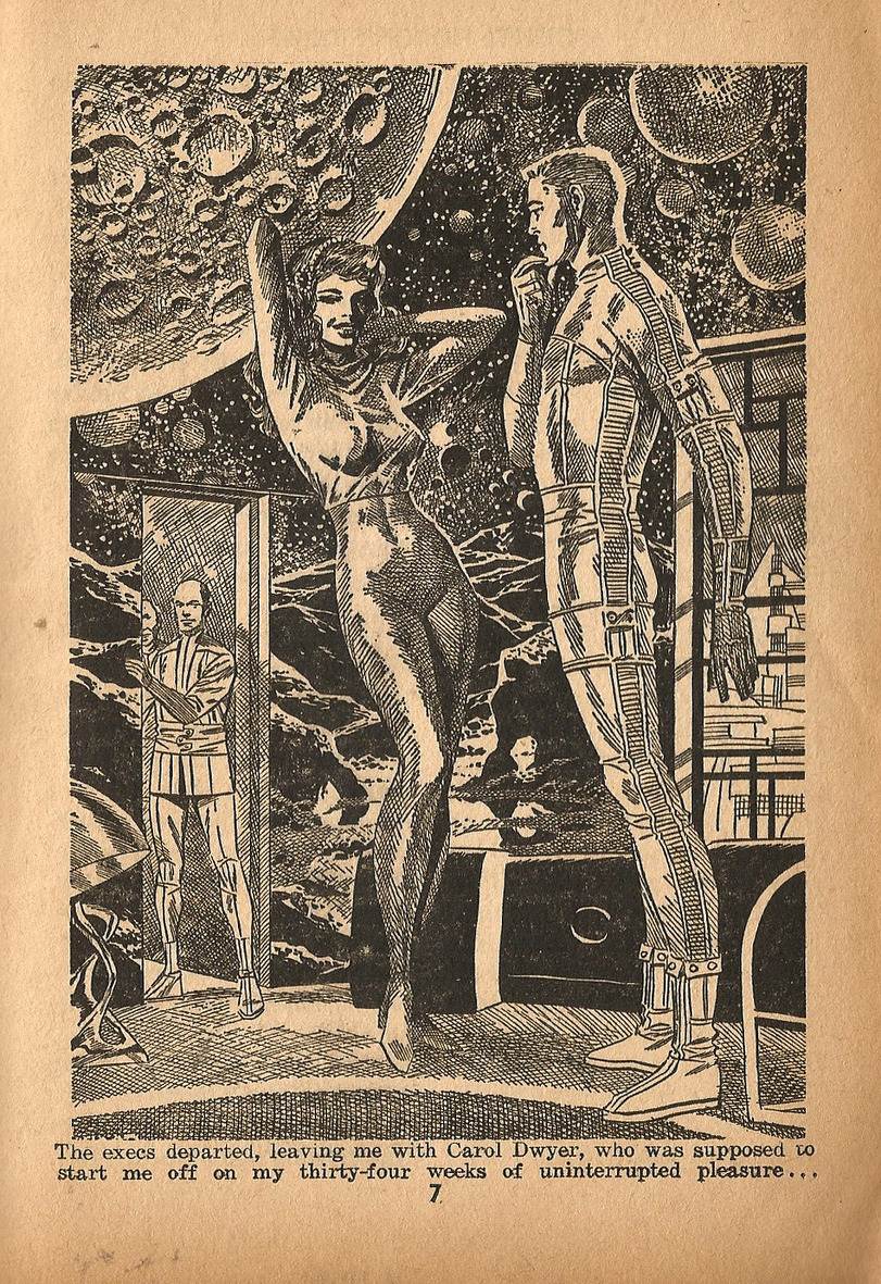 Illustration by Wally Wood for Robert Silverberg&rsquo;s &lsquo;There&rsquo;s