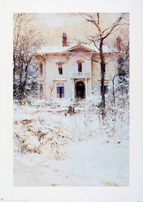 Victorian Winter ~ 1987 | Richard Schmid