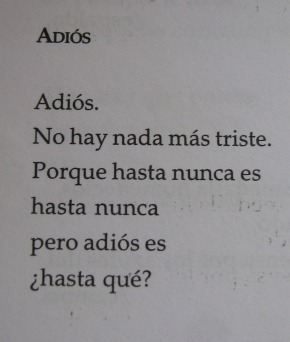 Adios es hasta qué? &hellip;