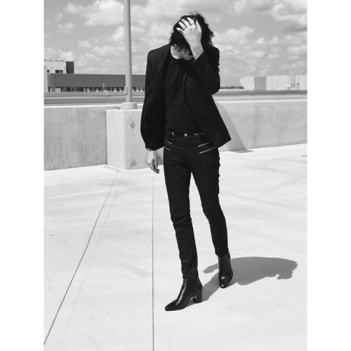 sirstyle:Morgan Perreault: finally got my grails the Saint Laurent French 85 boot FW15