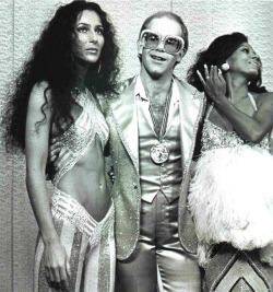 vaticanrust:  Cher, Elton John, and Diana