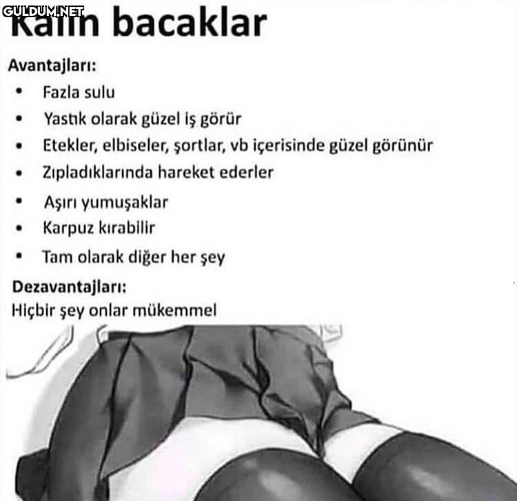 Kalın bacaklar...