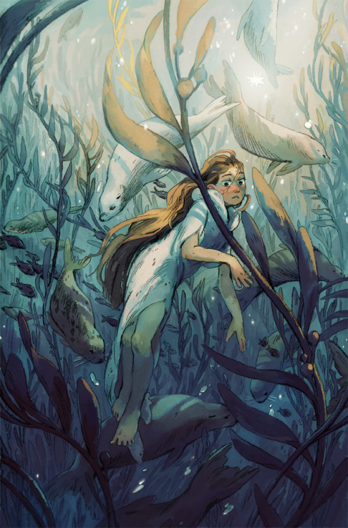 erysium:erysium:My selkie comic for Boom Studio’s Storyteller series is finally out this week!