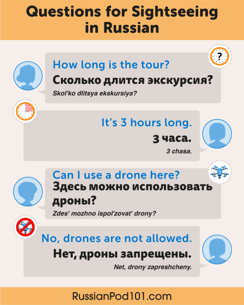 Learn some Easy Questions for Sightseeing in Russian! P.S. Learn Russian with the best FREE online r