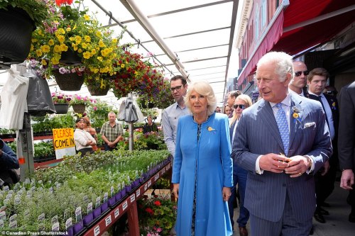 The Prince of Wales and The Duchess of Cornwall visit ByWard Market where they meet producers and me