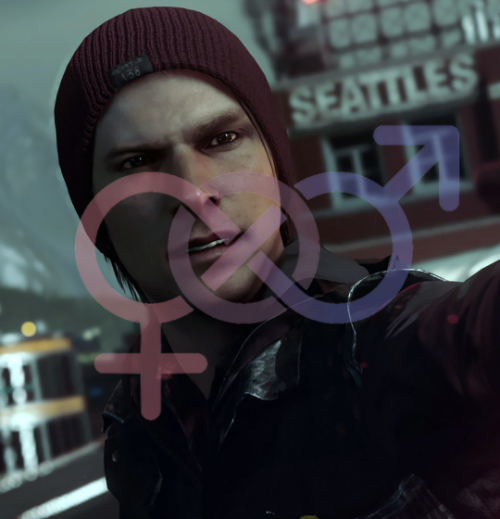 Delsin Rowe (Infamous) is bi