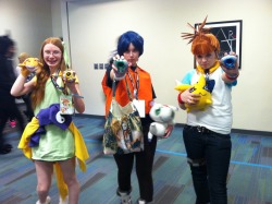 Jun-Mon:  All The Digimon Cosplay Burbsbear As Miyako And Taichi Jun-Mon As Kouichi