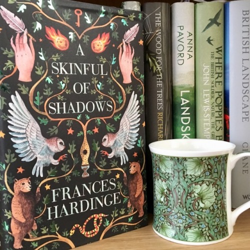 magsmagicalbookblr:For @bibliophilicwitch’s Sunday tomes and tea: A Skinful of Shadows by Fran