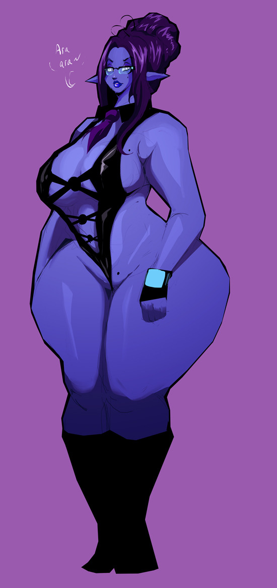 riendonut:  riendonut:  Felt like drawing Mirabelle’s mom. All those curves had