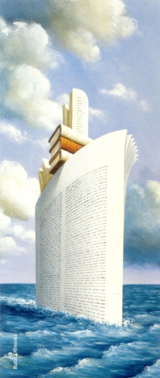 Paquebot de papier - Paper liner (Rafal Olbinski, 1943)