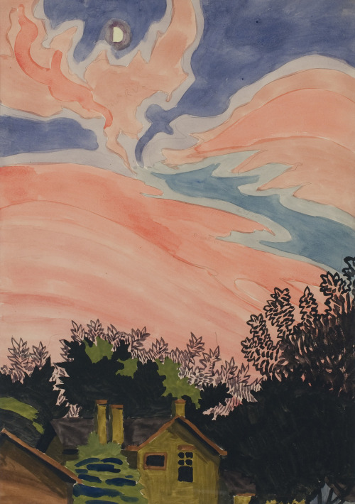 Charles Burchfield aka Charles Ephraim Burchfield aka Charles E. Burchfield (American, 1893-1967, b.