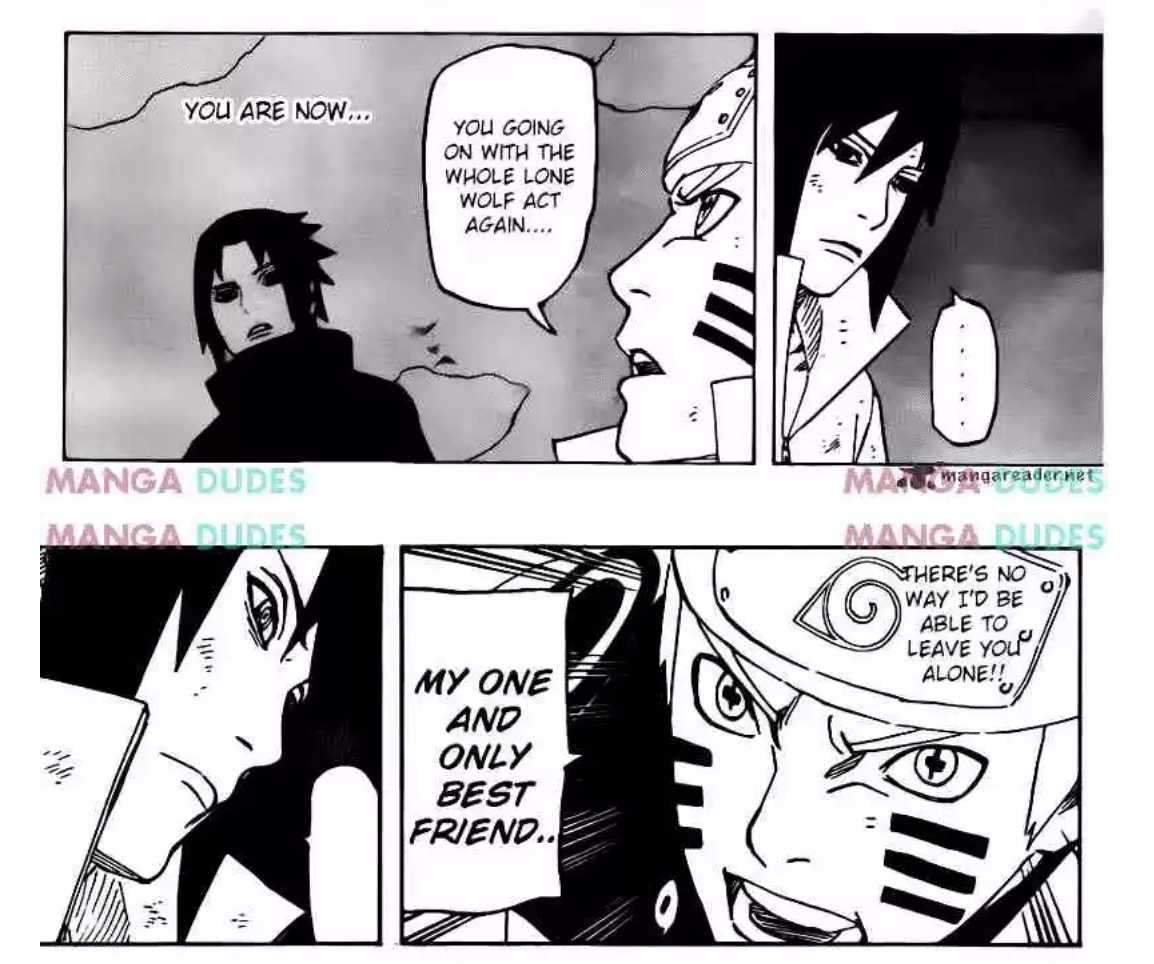 What happens with Sasuke and Naruto? Do they become friends again