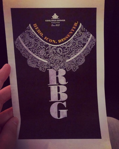 When your best friend works at a theatre and you get to attend a panel with the director of #RBG&hel