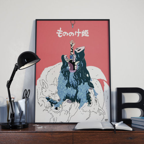 thefashionboutique:Princess Mononke Poster //CROMstore