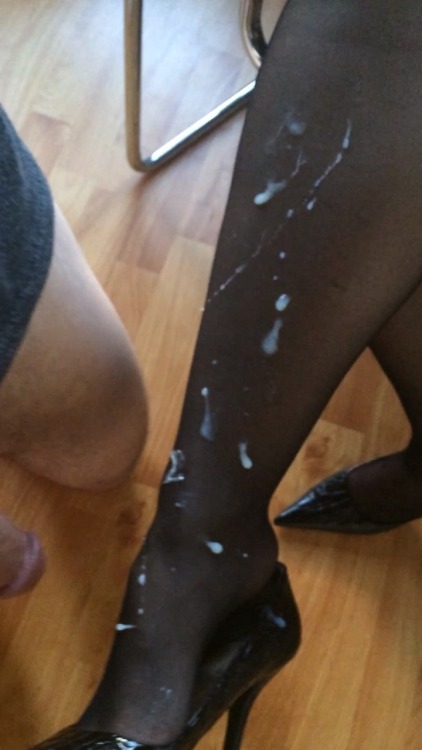 More cum on legs here! adult photos