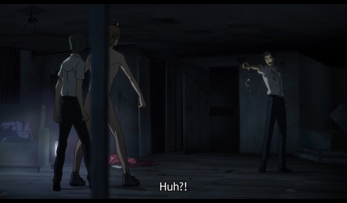 Scenes from the twist in the Samurai Flamenco impressive finale in which our one true hero Goto-san 