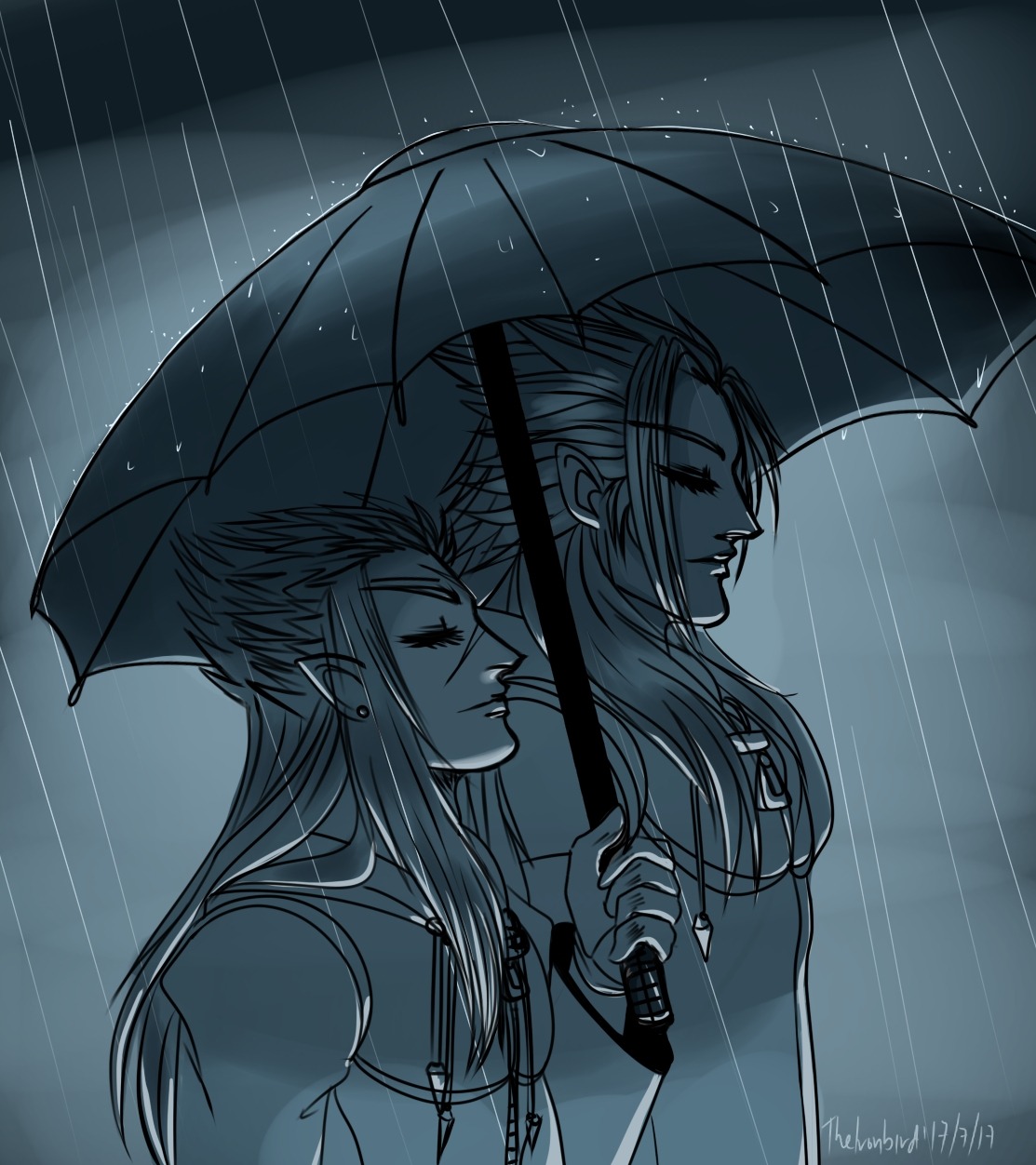 theironbird-artwork:    17.7.17 Thanks for ten wonderful years.  Always.   They
