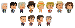 pixelfigures:Dr. Who 8-bit Pixel Art
