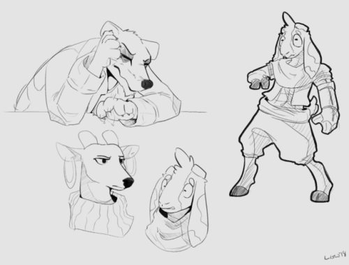 Migraines, scared goats, and concerned deer warmups.