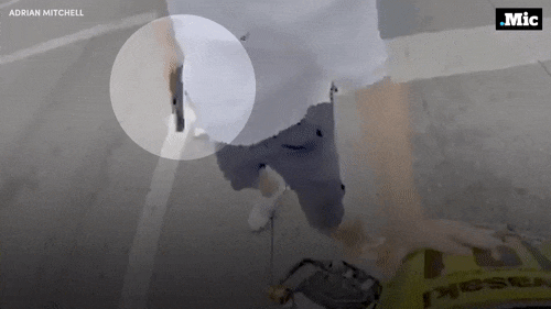 This officer pulled a gun on a black motorcyclist for seemingly no reason: