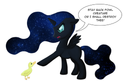 theponyartcollection:  I Will Destroy Thee! by ~iRaincloud