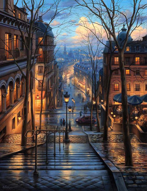 Monmartre by Evgeny Lushpin