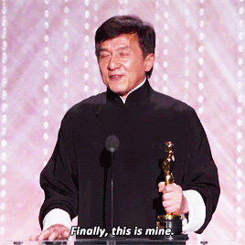 chatnoirs-baton: Jackie Chan receives honorary Academy Award at the 2016 Governors