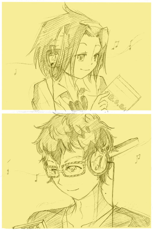 agiaputri: I just love guys with headphones. Just had a short thought. what if mystic messenger’s c