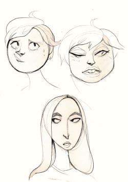 thethreehares:  sketchbook ladies