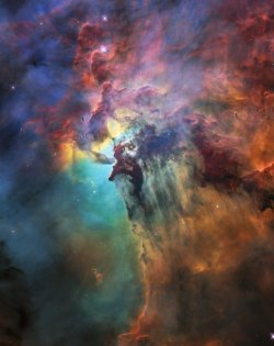 stargateatlspace:  Hubble celebrates 28th anniversary with a trip through the Lagoon Nebula