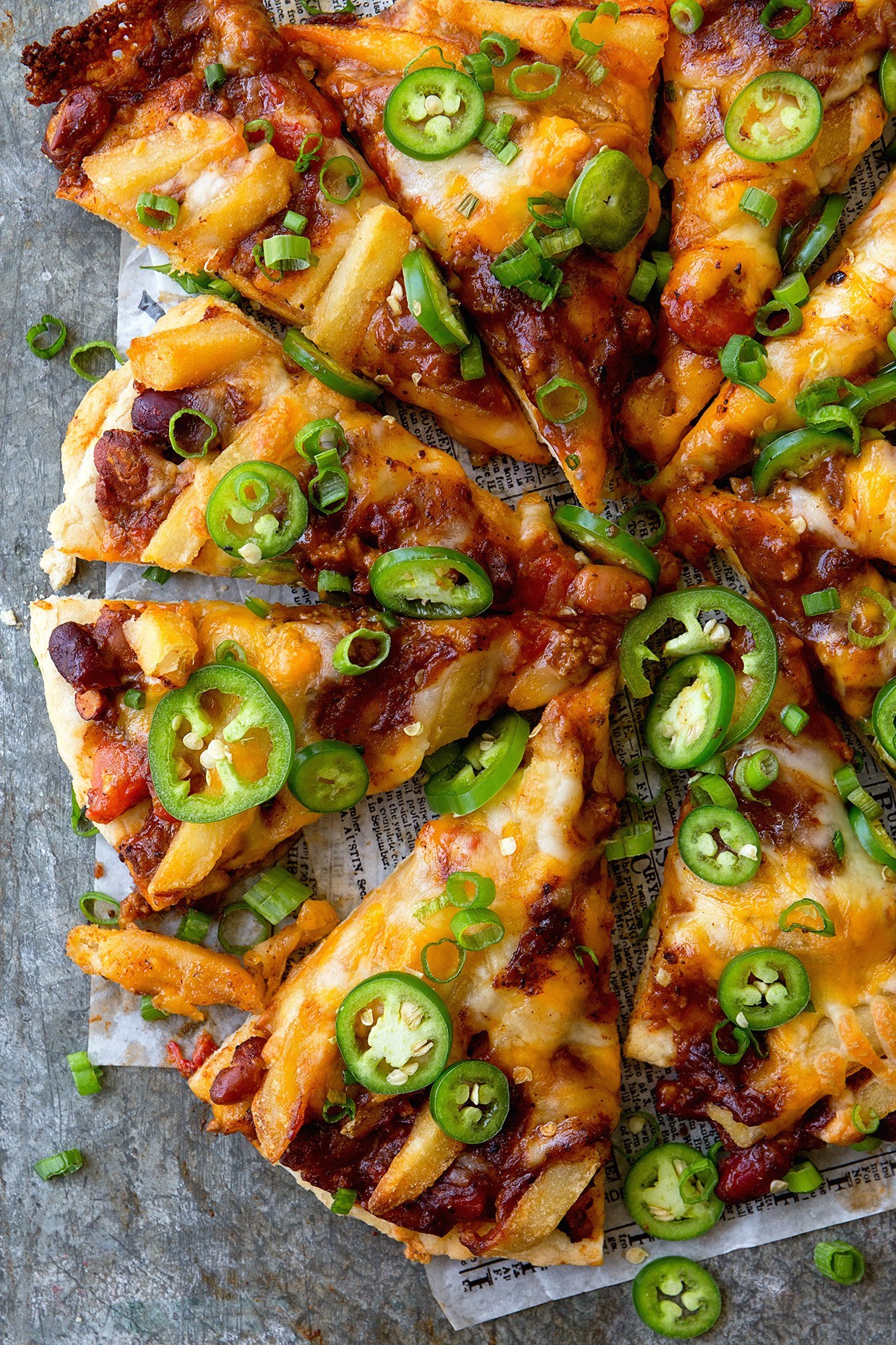 guardians-of-the-food:  Chili Cheese Fries Pizza