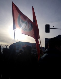 thelastsomethingx:  antifascist demonstration in Saarbrücken, Germany. 18/01/2014