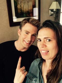 poodlepants:  Hayley Atwell and the Evans