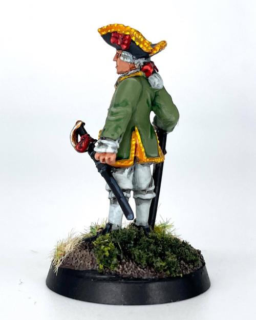 Marquis De Montcalm, a Christmas gift for my dad. Fun to paint an old historical model!