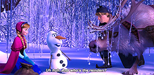 frozensnetwork:That’s right! Olaf!...and you are? Oh! Uhm, I’m Anna.