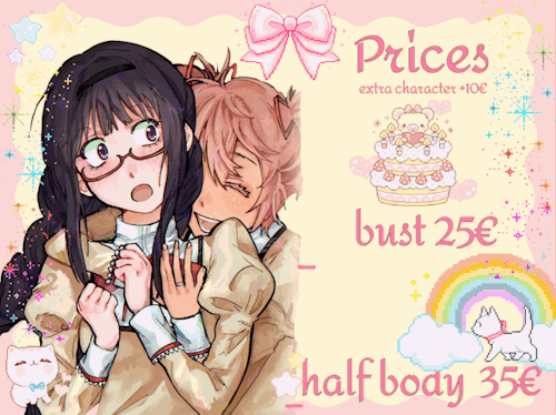 Opening Commissions Again Aaaaaaa