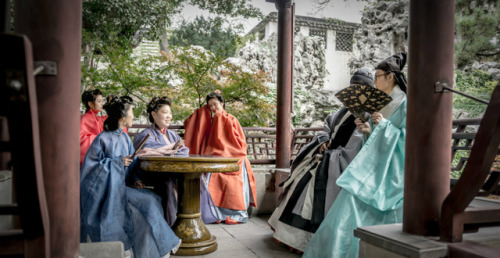 changan-moon: Traditional Chinese hanfu in Ming dynasty style by 魚湯_JyuTongStudio ​​​​