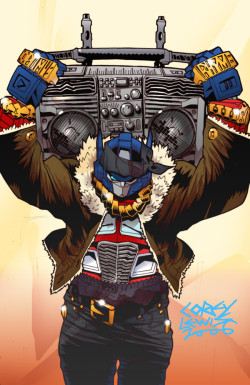 dratomicrobotesla:  Optimus Rhyme 