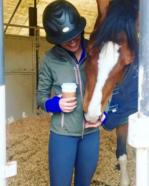 Give me coffee and a horse with heart and watch me take over the world. IG takingthelongspot