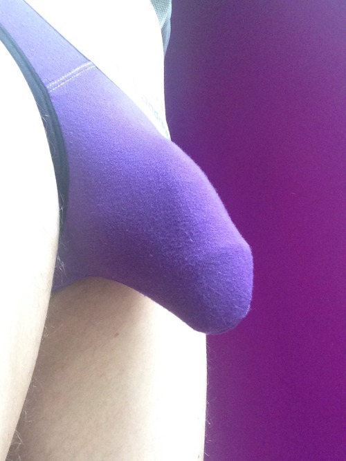 Getting hard in purple