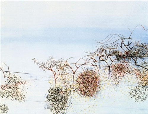 s0irenic:Hanging Gardens of Hammersmith No2.  -  Victor Pasmore (1908–1998)